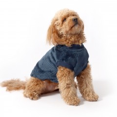 Frank Barker by Splosh Velvet Lined Navy Corduroy Dog Coat | Three Sizes Frank Barker by Splosh Velvet Lined Navy Corduroy Dog Coat | Three Sizes